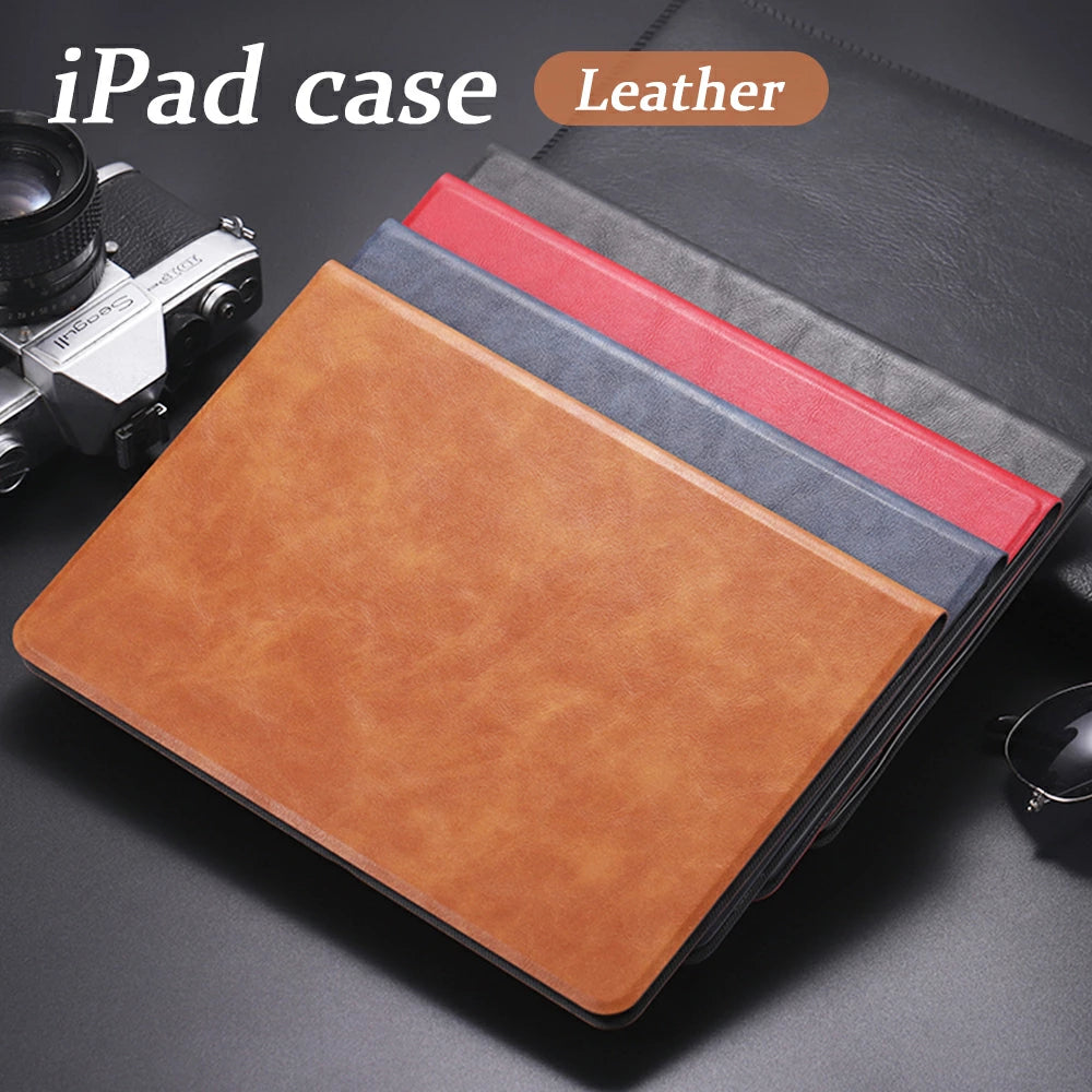 【送料無料】 iPad レザーケース 高級感 第10世代 第9世代 第8世代 第7世代 第6世代 第5世代 カバー 10.2インチ 10.9インチ 9.7インチ mini4 mini5 mini6 Air Air2 Air3 Pro11 軽量 保護フィルム 12.9 pro11 スマホスタンド