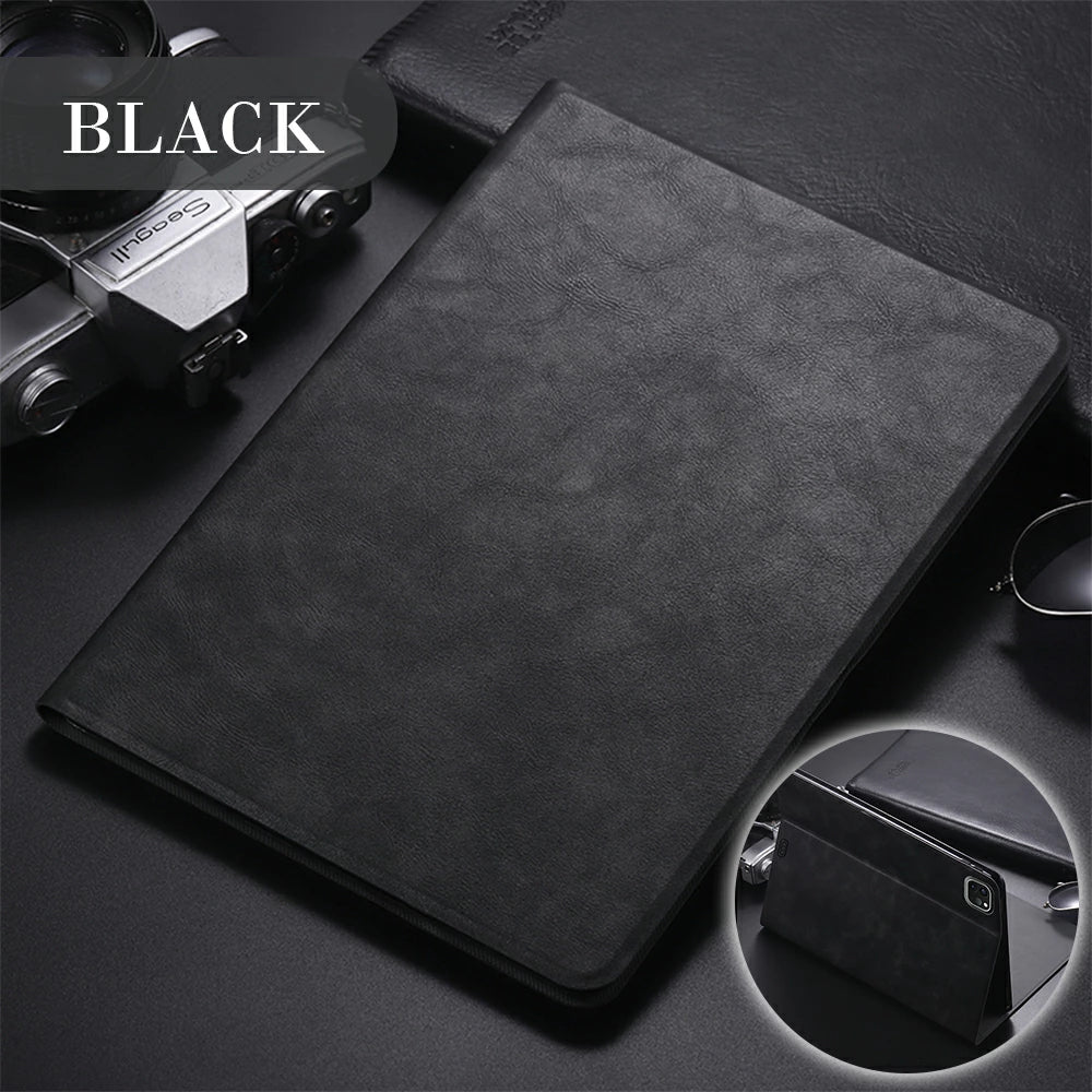 【送料無料】 iPad レザーケース 高級感 第10世代 第9世代 第8世代 第7世代 第6世代 第5世代 カバー 10.2インチ 10.9インチ 9.7インチ mini4 mini5 mini6 Air Air2 Air3 Pro11 軽量 保護フィルム 12.9 pro11 スマホスタンド