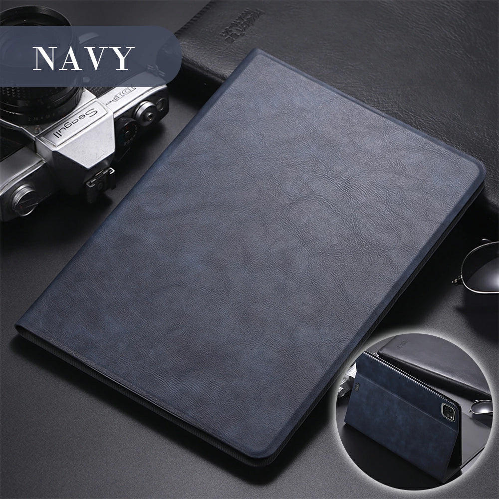 【送料無料】 iPad レザーケース 高級感 第10世代 第9世代 第8世代 第7世代 第6世代 第5世代 カバー 10.2インチ 10.9インチ 9.7インチ mini4 mini5 mini6 Air Air2 Air3 Pro11 軽量 保護フィルム 12.9 pro11 スマホスタンド