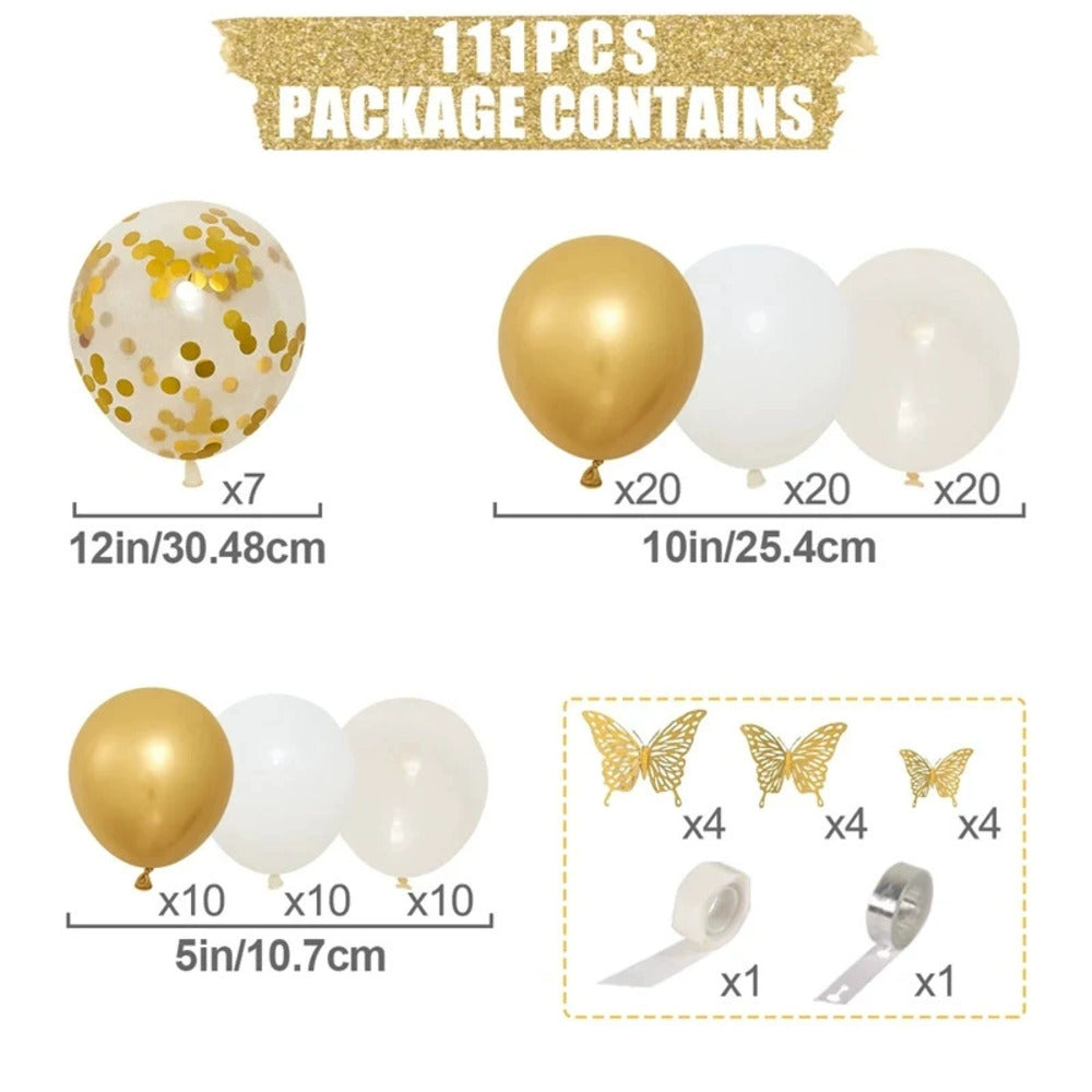 \新登場/【誕生日 バルーン 40インチ 数字 ゴールドセット 蝶々】1歳 2歳 3歳 4歳 5歳 バースデー バルーン 選べる数字 パーティー 飾り付け ゴールド アイボリー ホワイト かわいい おしゃれ 女の子 サプライズ お祝い 風船 セット 文字