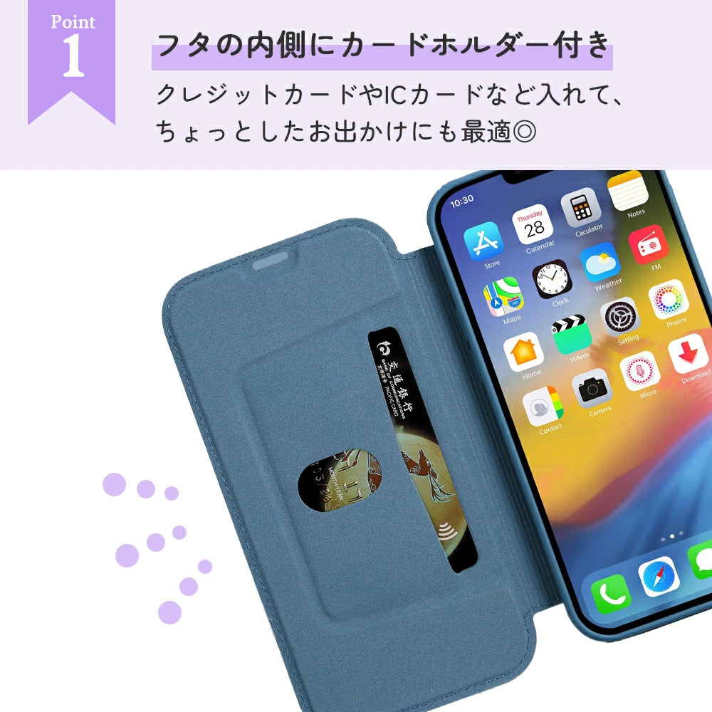 ＼送料無料／【手帳型 iphoneケース 5色】 カバー 定期 IC カード収納 14Pro 14Plus 14ProMax Case  iphone13 ケース 13pro 13mini 13promax iPhone12 12 mini pro max 11 XR SE 8 カード入れ付き カード入れ