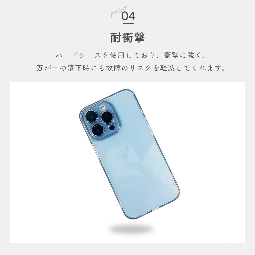 ＼送料無料／【レンズ全面保護】ハードクリア 高透明度  iPhoneケース クリアケース 全面レンズ保護 14 Pro Plus max 13 12 11 SE スマホケース カバー おしゃれ かわいい シンプル 韓国 淡色 透明 カメラレンズ保護 クリア ブラック ブルー