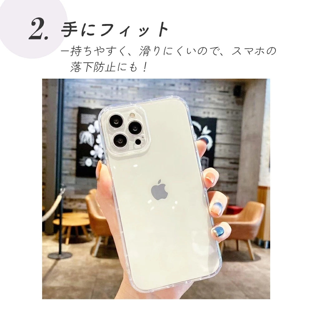 【送料無料】  iPhone シンプルクリアケース 5色  クリアケース 14 Pro Plus max 13 12 11 SE スマホケース カバー おしゃれ かわいい シンプル 韓国 淡色 透明 耐衝撃 カメラレンズ保護 ミルキーカラー 推し活