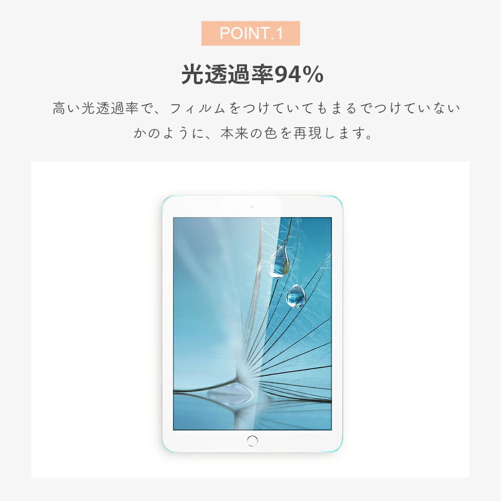 【クリア/ブルーライトカット】ipad ガラスフィルム ipad フィルム 2022 2021年発売 iPad 10.9 第10世代 10世代 iPad 第9世代 10.2インチ iPad Air5 mini6 mini 第6世代 8.3インチ Air 10.9 第4世代 11インチ Pro 9H iPad 保護 9H