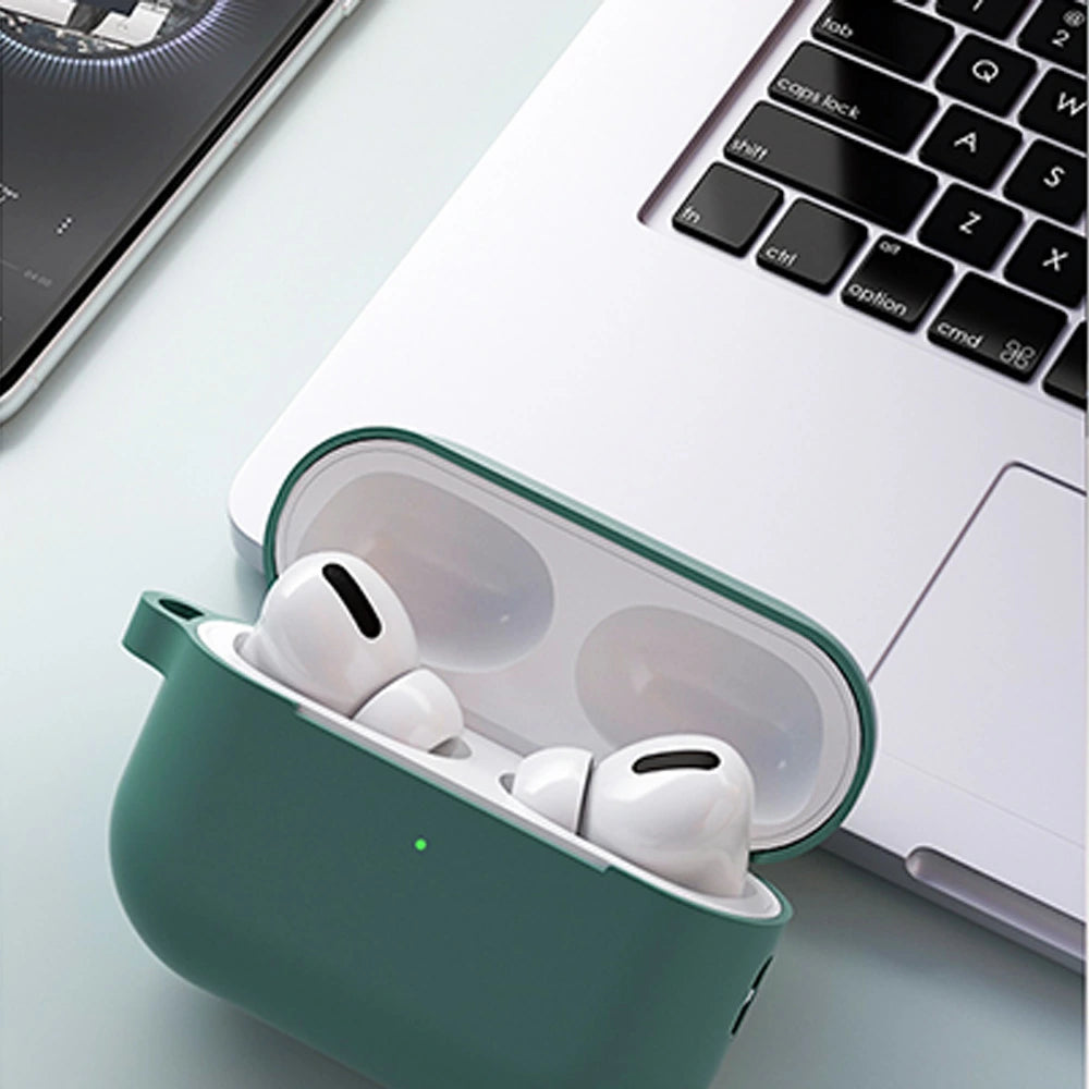 【送料無料 Air Pods Pro 2 シリコンケース 選べる14色】airpods proケース airpods ケース   AirPodsPro  シリコン カラビナ エアポッズ airpodspro ケース おしゃれ カバー 耐衝撃 保護 イヤホンケース シンプル 韓国 くすみカラー