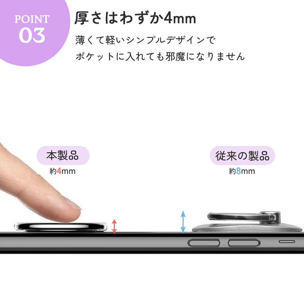 【送料無料 キラキラ スマホリング 8色】スマホスタンド リングスタンド リング iPhone スマホ 貼り付け おしゃれ かわいい 落下防止 リング スタンド 指輪型 軽い 薄い 安定 Xperia リングホルダー キラキラ ラメ カラフル