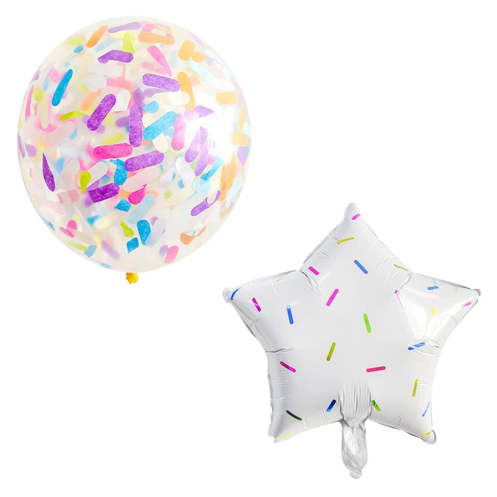 ＼新登場／【誕生日 バルーン 40インチ 数字 ドーナツセット】1歳 2歳 3歳 4歳 5歳 バースデー バルーン 選べる数字 パーティー 飾り付け ピンク ホワイト 星 かわいい おしゃれ 女の子 サプライズ お祝い 風船 セット 文字
