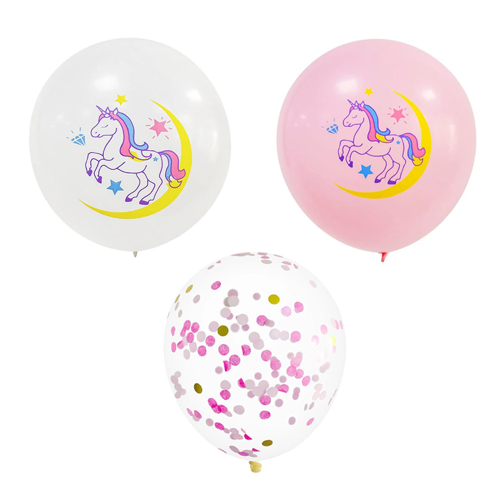 ＼新登場／【誕生日 バルーン 40インチ 数字 ユニコーンセット 缶バッチ付き】1歳 2歳 3歳 4歳 5歳 バースデー バルーン 選べる数字 パーティー 飾り付け ピンク ホワイト ペガサス かわいい おしゃれ 女の子 サプライズ お祝い 風船 セット 文字